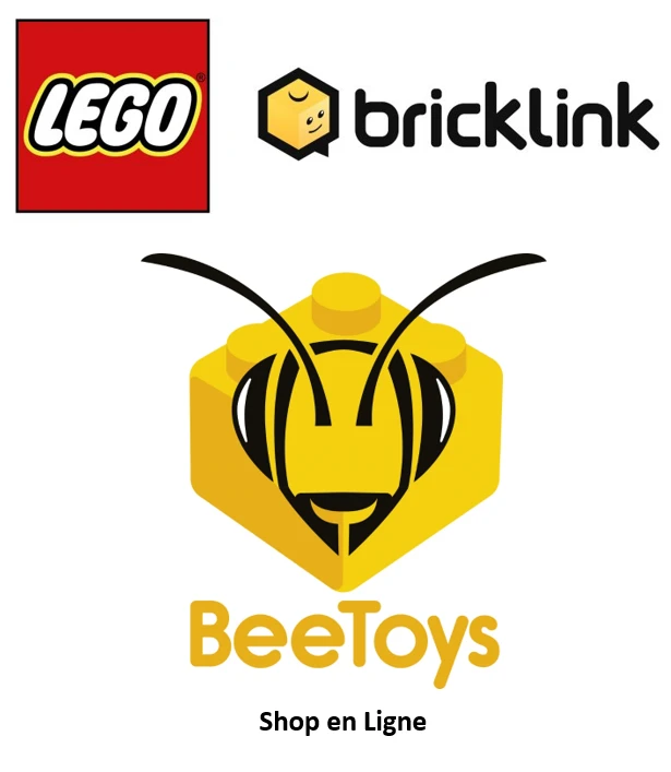 Logo BeeToys, spécialiste LEGO® et BrickLink à Genève