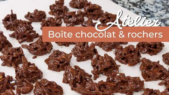 Fabriquez une boite en chocolat et des rochers