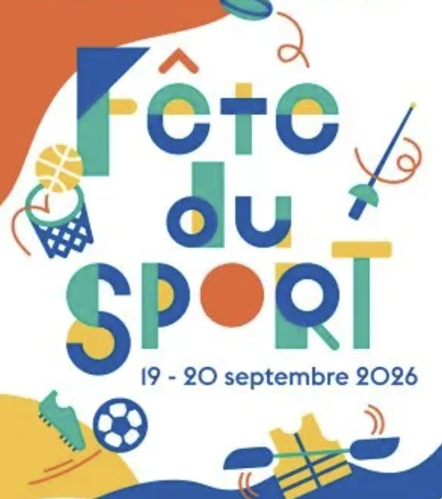 Affiche de la Fête du sport 2026 au Parc des Bastions, Genève, 19-20 septembre