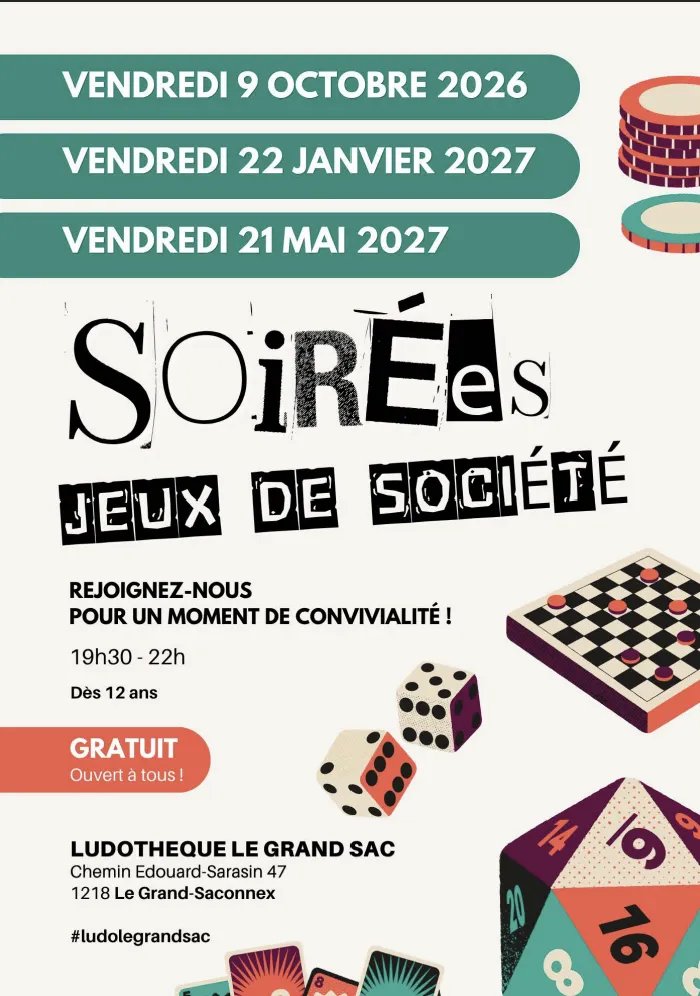 Soirée jeux de société